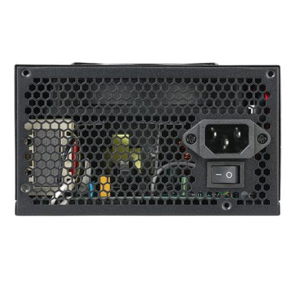 Vida Lite 500W ATX PSU, Fluid Dynamic Ultra-Quiet Fan, Flat Black Cables, Power Lead Not Included, Black