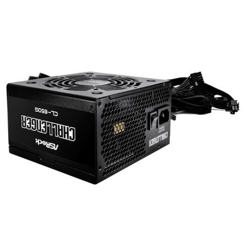 Asrock 650W Challenger CL-650G PSU, Fully Wired, 80+ Gold, ATX 3.1 - PC Gear UK