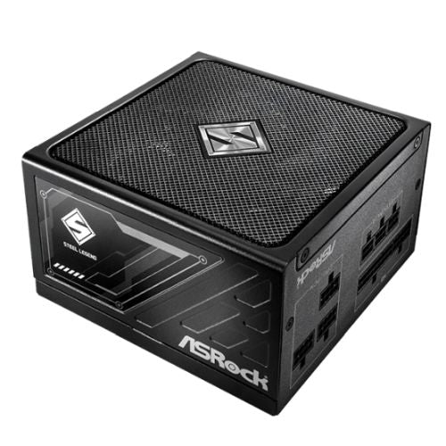 Asrock 650W Steel Legend SL-650G PSU, Fully Modular, 80+ Gold, Cybenetics Platinum & Lambda A+, ATX 3.1 - PC Gear UK