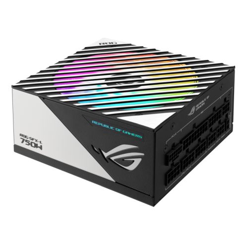 Asus 750W ROG LOKI SFX-L Platinum PSU, Small Form Factor, Fully Modular, 80+ Platinum, ATX 3.0, PCIe 5.0, RGB, ATX-to- SFX Bracket - PC Gear UK
