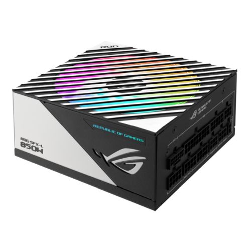 Asus 850W ROG LOKI SFX-L Platinum PSU, Small Form Factor, Fully Modular, 80+ Platinum, TX 3.0, PCIe 5.0, RGB, ATX-to- SFX Bracket - PC Gear UK