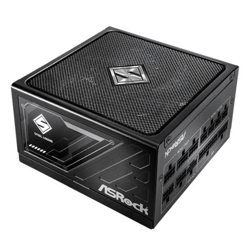 Asrock 850W Steel Legend SL-850G PSU, Fully Modular, 80+ Gold, Cybenetics Platinum & Lambda A+, ATX 3.1, PCIe 5.1 - PC Gear UK