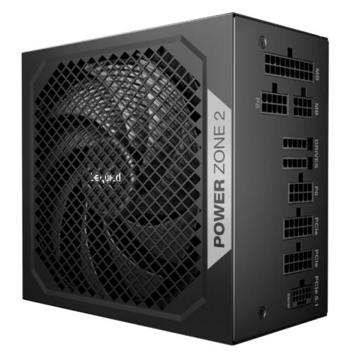 Be Quiet! 850W Power Zone 2 PSU, Fully Modular, 80+ Platinum, Cybenetics Platinum, Semi-Passive Zero-RPM Cooling, ATX 3.1, PCIe 5.1 - PC Gear UK