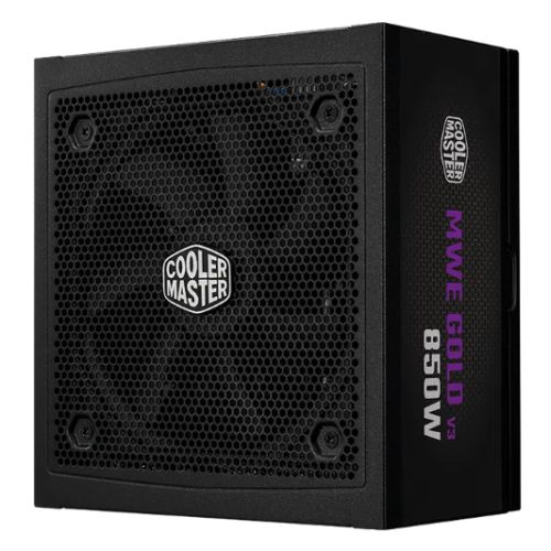 Cooler Master 850W MWE Gold V3 ATX 3.1 PSU, Fully Modular, HDB Bearing Fan, 80+ Gold, PCIe 5.1 - PC Gear UK