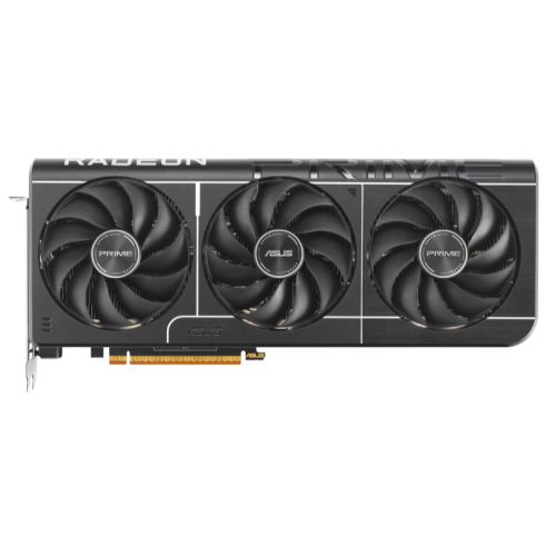 Asus PRIME RX9070 OC, PCIe5, 16GB DDR6, HDMI, 3 DP, 2610MHz Clock, Overclocked, Compact SFF-Ready - PC Gear UK