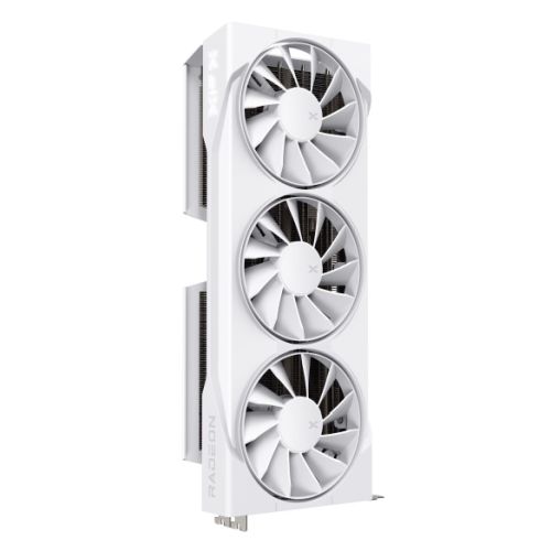XFX Swift RX9070 OC White Gaming Edition, PCIe5, 16GB DDR6, HDMI, 3 DP, 2700MHz Clock, Overclocked - PC Gear UK
