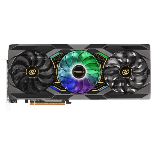 Asrock RX9070 XT TAICHI 16GB OC, PCIe5, 16GB DDR6, HDMI, 3 DP, 3100MHz Clock, RGB Lighting, Overclocked - PC Gear UK