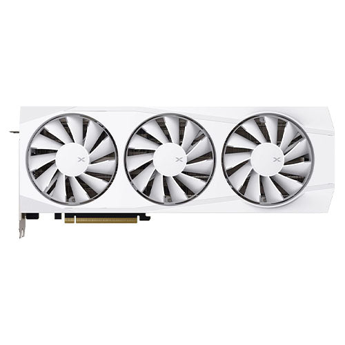 XFX RX9070 XT Quicksilver White Magnetic Air Edition, PCIe5, 16GB DDR6, HDMI, 3 DP, 2970MHz Clock, Magnetic Air Tech - PC Gear UK
