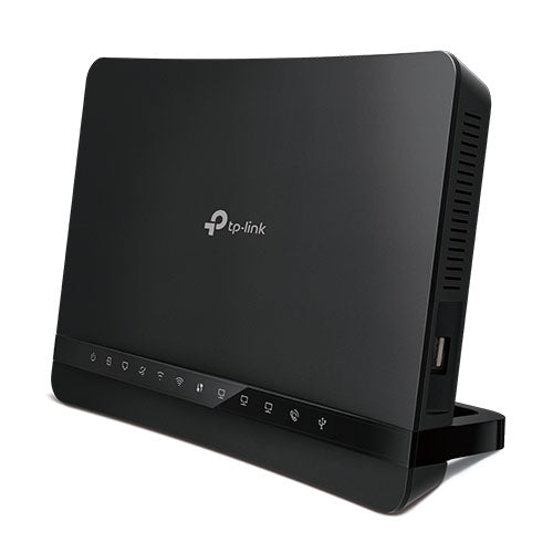 TP-LINK (Archer VR1210V V2.0) AC1200 Wireless Dual Band Gigabit VoIP VDSL2/ADSL2+ Modem Router, MU-MIMO, Telephony, Remote Management - PC Gear UK