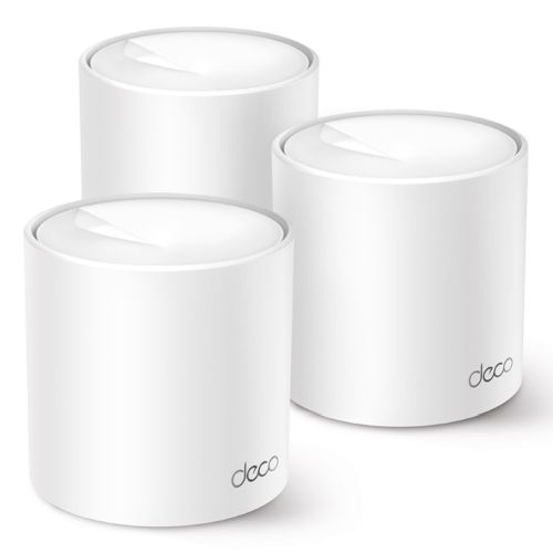 TP-LINK (DECO X1500) AX1500 Whole Home Mesh Wi-Fi 6 System, 3 Pack, Dual Band, OFDMA & MU-MIMO - PC Gear UK