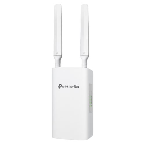 TP-LINK (ER703WP-4G-OUTDOOR) Omada 4G+ Cat6 AX3000 Wi-Fi 6 Outdoor/Indoor Gateway, 3x GB WAN/LAN (2x PoE Out, 1x PoE In) - PC Gear UK