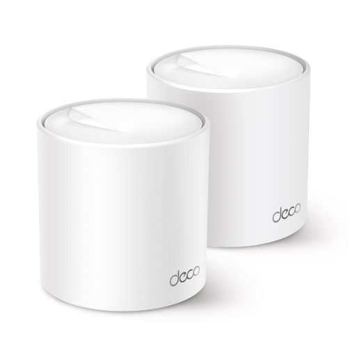 TP-LINK (DECO X50) AX3000 Dual Band Wireless Whole Home Mesh Wi-Fi 6 System, 2 Pack, 3x LAN, OFDMA & MU-MIMO, TP-Link HomeShield - PC Gear UK