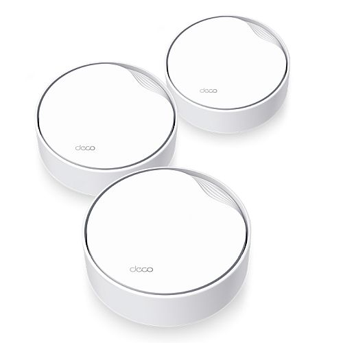 TP-LINK (DECO X50-POE) AX3000 Dual Band Wireless Mesh Wi-Fi 6 System with PoE, 3 Pack, 2.5G LAN, OFDMA & MU-MIMO, TP-Link HomeShield - PC Gear UK