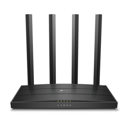 TP-LINK (Archer C6), AC1200 (867+300) Wireless Dual Band GB Cable Router, 4-Port, MU-MIMO, Access Point Mode - PC Gear UK