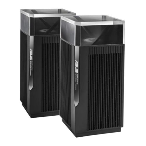 Asus (ZenWiFi Pro XT12) AX11000 Tri-Band Mesh Wi-Fi 6 Routers, 2 Pack, AiMesh Tech, 2.5G WAN, 2.5G LAN, 2x GB LAN, OFDMA, MU-MIMO - PC Gear UK