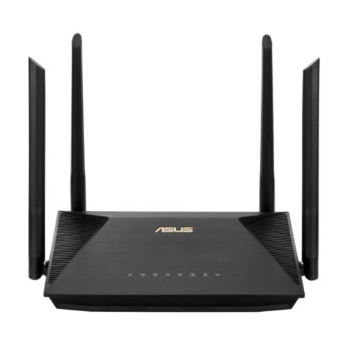 Asus (RT-AX53U) AX1800 (1201+574Mbps) Wireless Dual Band Wi-Fi 6 Router, MU-MIMO & OFDMA, AiProtection, 4-port, USB - PC Gear UK