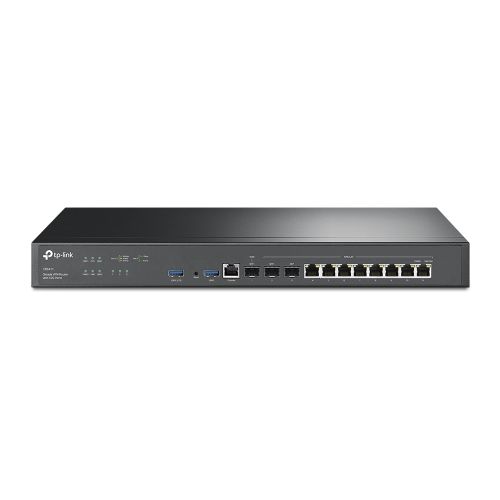 TP-LINK (ER8411) Omada VPN Router with 10G Ports, Omada SDN, 2x 10GE SFP+, Up to 10 WAN, Abundant Security Features - PC Gear UK