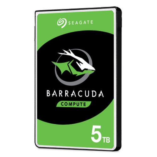 Seagate 2.5", 5TB, SATA3, BarraCuda Hard Drive, 5400RPM, 128MB Cache, 15mm - PC Gear UK