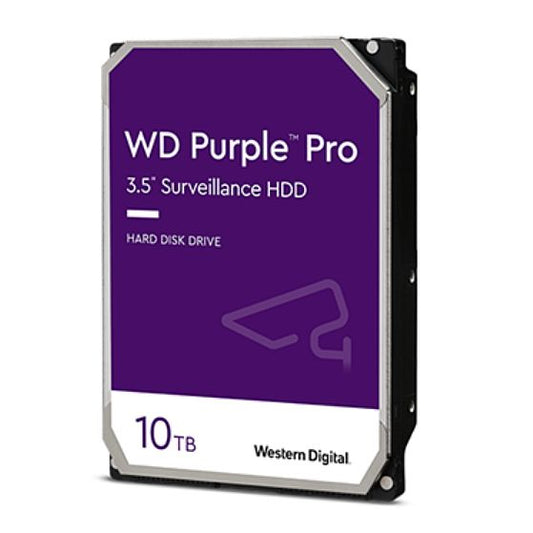 WD 3.5", 10TB, SATA3, Purple Pro Surveillance Hard Drive, 7200RPM, 256MB Cache, OEM - PC Gear UK