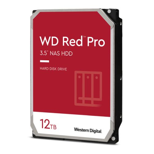WD 3.5", 12TB, SATA3, Red Pro Series NAS Hard Drive, 7200RPM, 256MB Cache, OEM - PC Gear UK