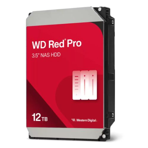 WD 3.5", 12TB, SATA3, Red Pro Series NAS Hard Drive, 7200RPM, 512MB Cache, OEM - PC Gear UK