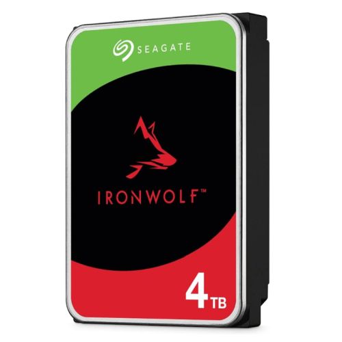 Seagate 3.5", 4TB, SATA3, IronWolf NAS Hard Drive, 5400RPM, 256MB Cache, 8 Drive Bays Supported, OEM - PC Gear UK