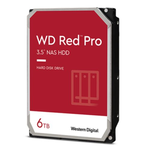 WD 3.5", 6TB, SATA3, Red Plus NAS Hard Drive, 5400RPM, 256MB Cache, OEM - PC Gear UK