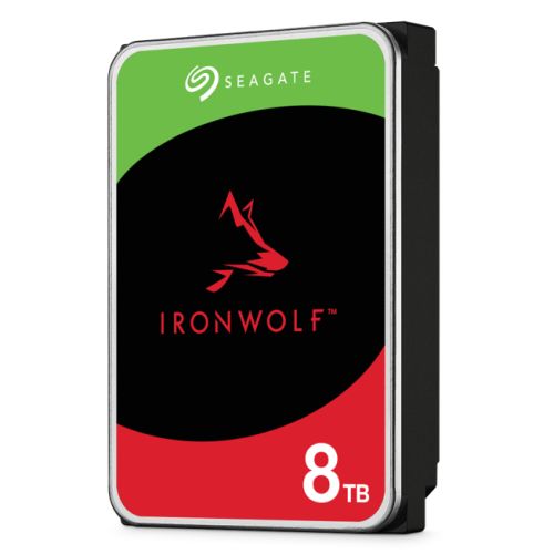 Seagate 3.5", 8TB, SATA3, IronWolf NAS Hard Drive, 5400RPM, 256MB Cache, 8 Drive Bays Supported, OEM - PC Gear UK