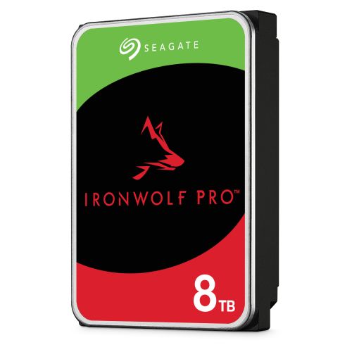 Seagate 3.5", 8TB, SATA3, IronWolf Pro NAS Hard Drive, 7200RPM, 256MB Cache, CMR, OEM - PC Gear UK