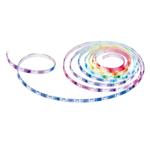 TP-LINK (TAPO L920-5) Smart Wi-Fi Light Strip, Multicolour, Custom Colour Zones, App/Voice Control, Schedule & Timer, 5 Metres (Cuttable) - PC Gear UK