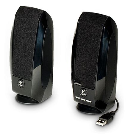 Logitech S150 2.0 Digital Speaker System, 5W RMS, Black, USB, Brown Box - PC Gear UK
