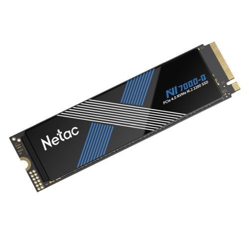 Netac 4TB NV7000-Q M.2 NVMe Gen4 SSD, M.2 2280, PCIe4, 3D NAND, R/W 7100/6200 MB/s, Heatspreader - PC Gear UK