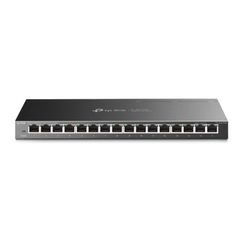 TP-LINK (TL-SG116E) 16-Port Gigabit Unmanaged Pro Switch, Steel case - PC Gear UK