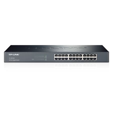 TP-LINK (TL-SG1024) 24-Port Gigabit Unmanaged  Rackmount Switch, Steel Case - PC Gear UK