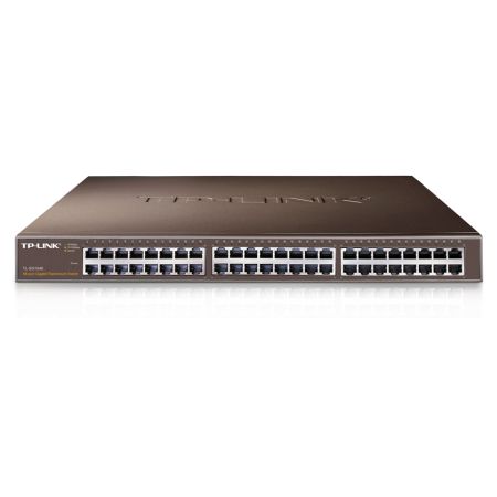 TP-LINK (TL-SG1048) 48-Port Gigabit Unmanaged Rackmount Switch, Steel Case - PC Gear UK