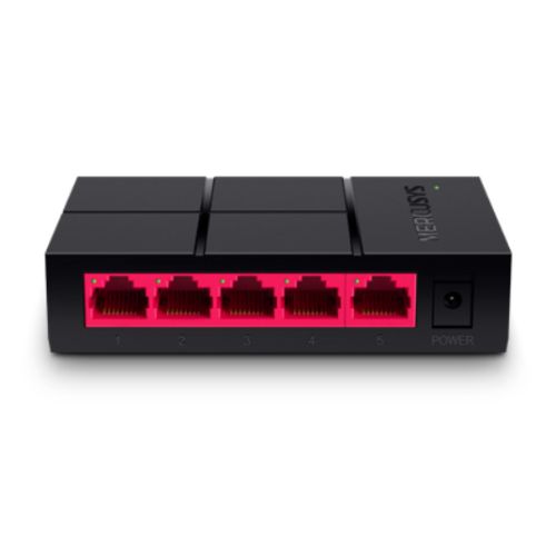 Mercusys (MS105G) 5-Port Gigabit Unmanaged Desktop Switch, Plastic Case - PC Gear UK