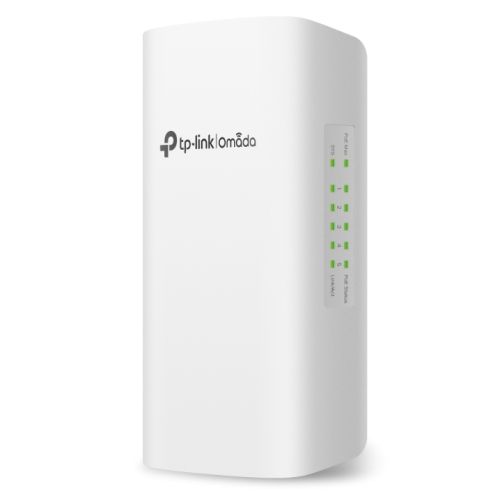 TP-LINK (SG2005P-PD) Omada 5-Port Gigabit Smart Switch with 1-Port PoE++ In and 4-Port PoE+ Out, Outdoor Weatherproof, Centralized Management - PC Gear UK
