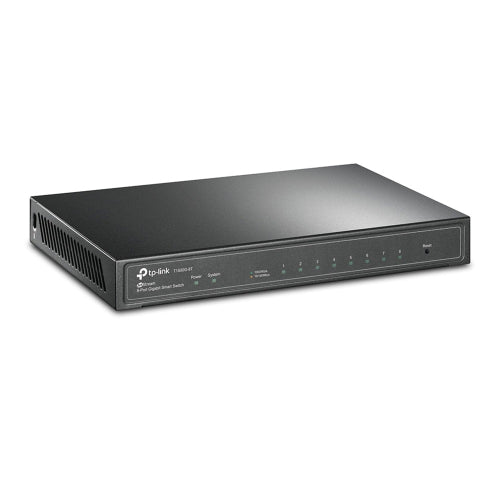 TP-LINK (SG2008) 8-Port Gigabit Easy Smart Managed Switch, Robust Security - PC Gear UK