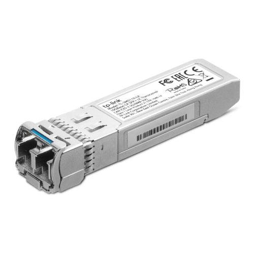 TP-LINK (TL-SM5110-LR) 10GBase-LR SFP+ LC Transceiver, Single-mode, Hot-Pluggable, DDM Support, 1310 nm - PC Gear UK
