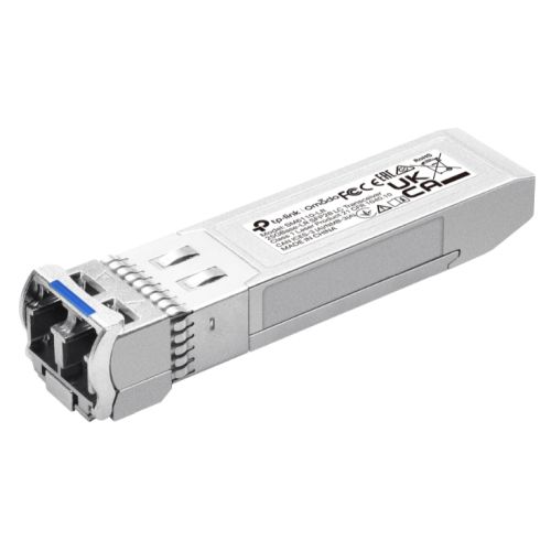 TP-LINK (SM6110-LR) Omada 25GBase-LR SFP28 Single-Mode SFP+/SFP28 LC Transceiver, Hot-Pluggable, DDM Support, 1310 nm - PC Gear UK