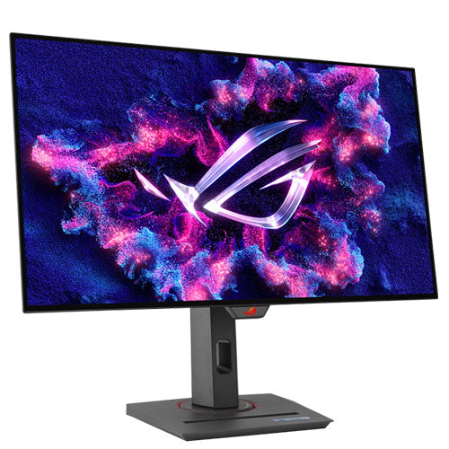 Asus 26.5" ROG Swift Glossy OLED Gaming Monitor (XG27AQDMG), 2560 x 1440, 0.03ms, USB, 240Hz, Heatsink, DisplayWidget, VESA - PC Gear UK