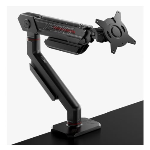 Asus (AAS01) ROG Ergo Monitor Arm, Up to 34" Monitors, Height, Tilt, Swivel, Cable Management, VESA 100 x 100 mm - PC Gear UK