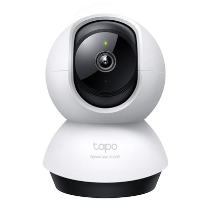 TP-Link Tapo C220 Pan/Tilt AI Home Security Wi-Fi Camera, 2K QHD, White