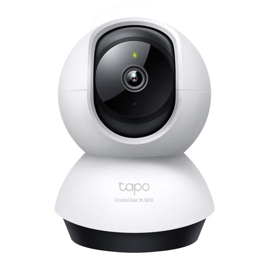 TP-Link Tapo C220 Pan/Tilt AI Home Security Wi-Fi Camera, 2K QHD, White