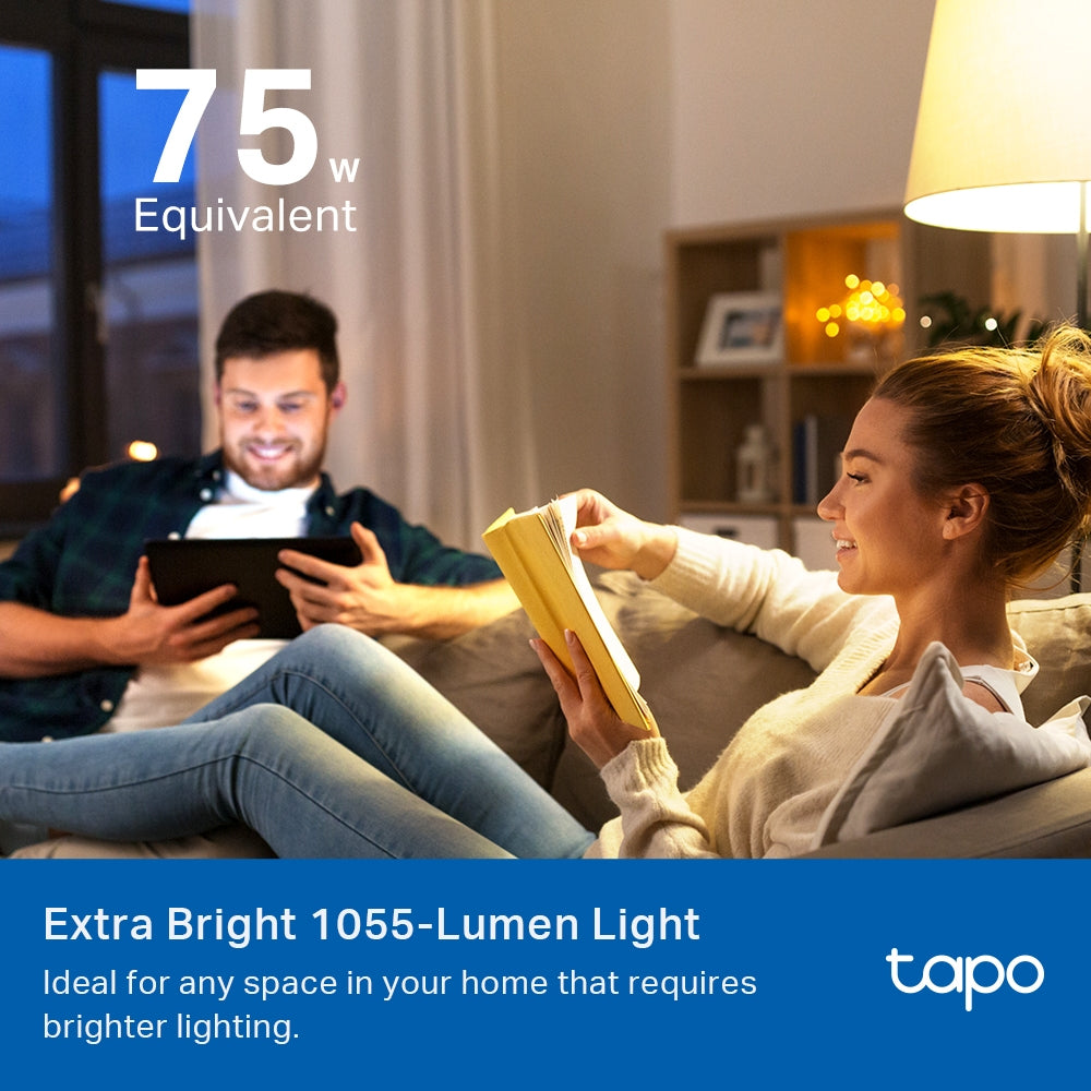 TP-Link Tapo L535E Smart Multicolor Matter LED Bulb, E27, 8.6W, 1055lm