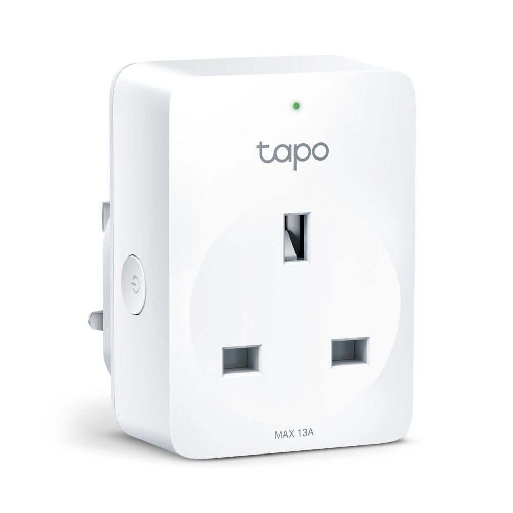 TP-Link Tapo P110 Mini Smart Wi-Fi Socket, Energy Monitoring, 2990W, 16A, UK Plug, White