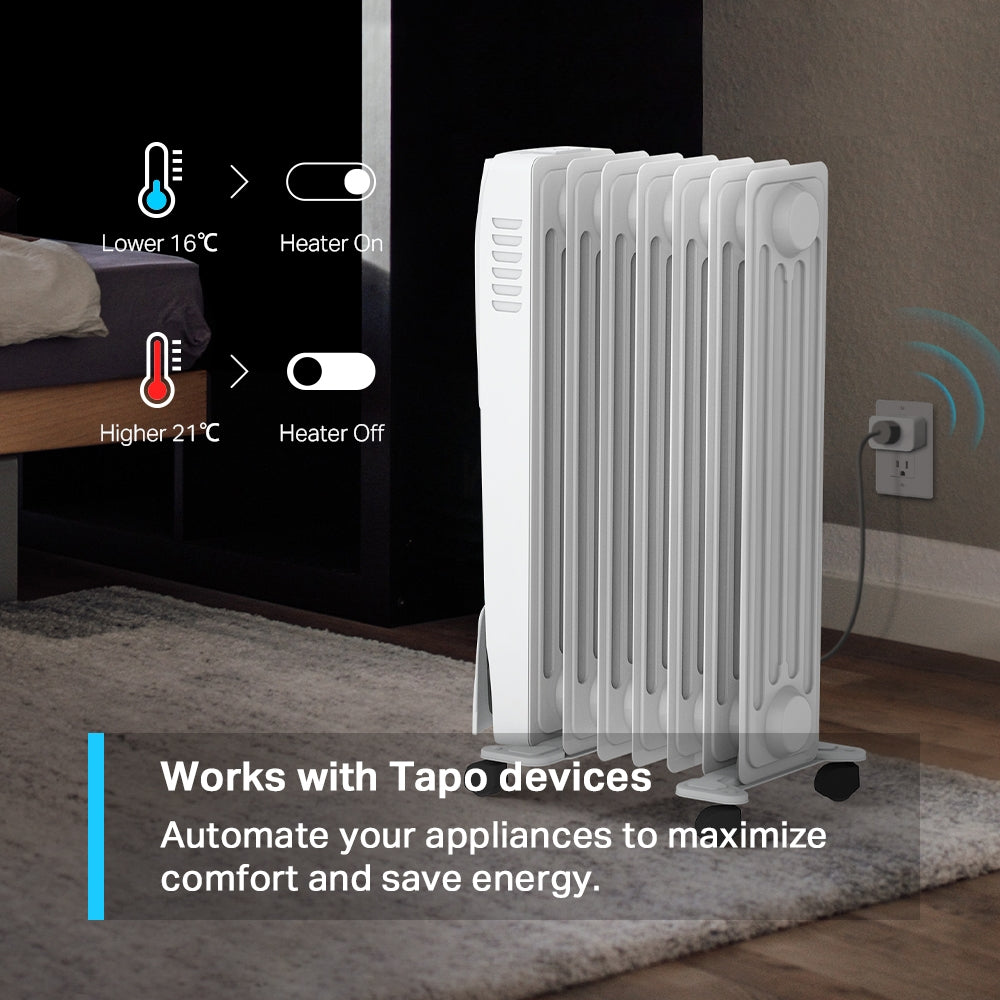TP-Link Tapo T310 Smart Temperature & Humidity Sensor, 868MHz, CR2450, Indoor