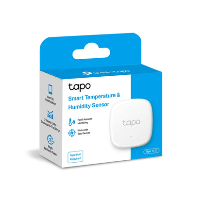 TP-Link Tapo T310 Smart Temperature & Humidity Sensor, 868MHz, CR2450, Indoor