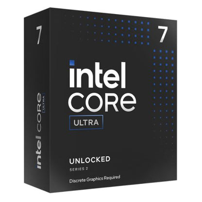 Intel Core Ultra 7 265KF CPU, 1851, 5.5GHz Turbo, 20-Core, 125W (250W Turbo), 30MB Cache, Unlocked, Arrow Lake, No Graphics, NO HEATSINK/FAN - PC Gear UK