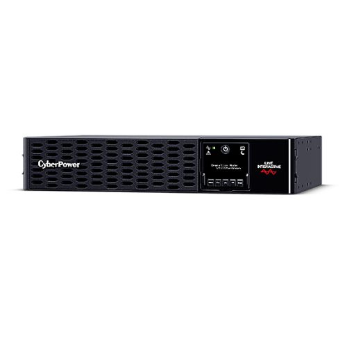 CyberPower Smart App 1000VA Line Interactive 2U Rackmountable Professional UPS, 1000W, LCD Display, 10x IEC, AVR Energy Saving, Hot-swappable Batteries - PC Gear UK